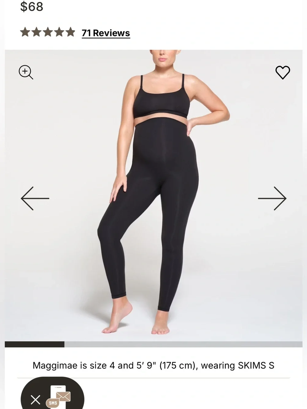 FITS EVERYBODY MATERNITY HIGH-WAISTED LEGGING S